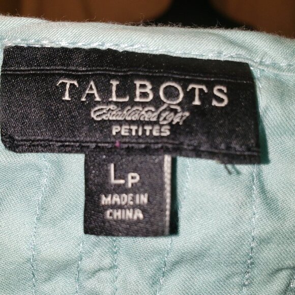 Talbots Silky Tunic V Neck Blouse with 3/4 Sleeves  - LP - Picture 5 of 5